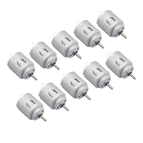 HALJIA 10PCS DC Motor 140 Mini Elektromotor DC 3-6 V 15000 RPM für DIY Spielzeug von HALJIA