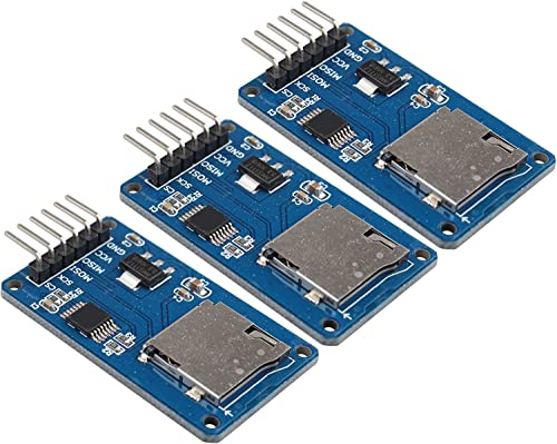 HALJIA 3 PCS SPI Reader Micro SD Speicherkarte TF Speicherkarte Shield Modul Lesen und Schreiben in Daten Kompatibel mit Arduino Raspberry Pi von HALJIA