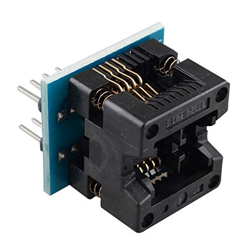 HALJIA SOIC8 SOP8 zu DIP8 IC Socket Converter Module OTS-16-03 for 24xx 93xx EEPROM von HALJIA