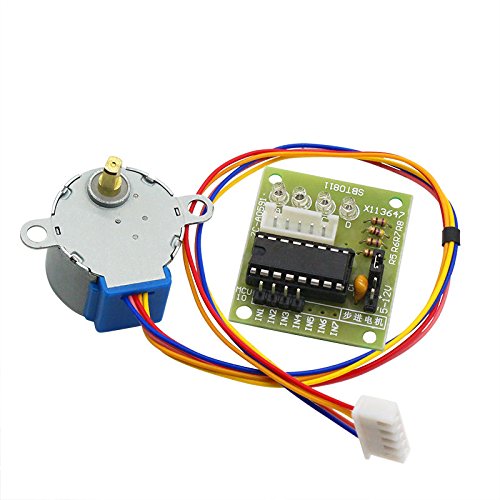 HALJIA ULN2003 Schrittmotor mit Treiberplatine, 5 V, 4-Phasen, Kompatibel mit Arduino von HALJIA