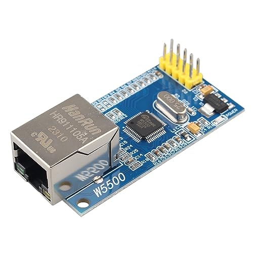 HALJIA W5500 Ethernet Netzwerkmodul Ethernet Shield Breakout Board integrierte Hardware TCP/IP Protokoll Ethernet 51/STM32 Mikrocontroller kompatibel mit Arduino HALJIA W5500 Ethernet Netzwerkmodul Ethernet Shield Breakout Board integrierte Hardware TCP/IP Protokoll Ethernet 51/STM32 Mikrocontroller kompatibel mit Arduino von HALJIA