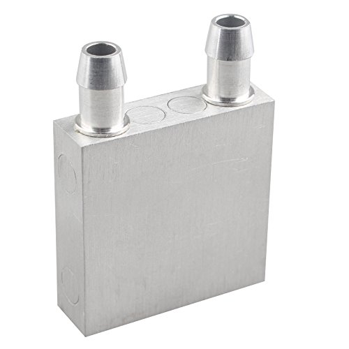 HALJIA wassergekühlte Kühlkörper Kühler 40 * 40 * 12 mm Aluminium Wasser Liquid Cooling Modul Teller für CPU Halbleiter von HALJIA