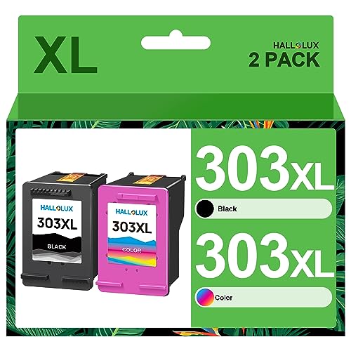 HALLOLUX 303 XL 303XL Kompatible für HP 303 Druckerpatronen Multipack für HP Envy Inspire 7900e Series Druckerpatronen 303 für HP Envy 7830 Druckerpatronen 6230 6232 6234 6220 7130 7134 (2er-Pack) von HALLOLUX
