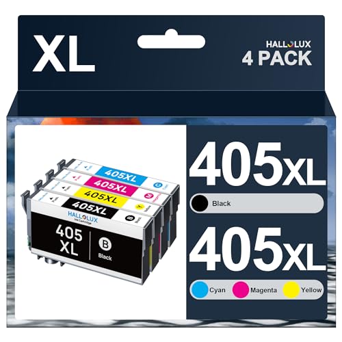 405XL Tinte Kompatibel für Epson 405XL Druckerpatronen für Epson Workforce Pro WF-3820DWF WF-3825DWF WF-4820DWF WF-4825DWF WF-4830DTWF WF-7830DTWF WF-7835DTWF WF-7840DTWF 405XL Tinte Kompatibel für Epson 405XL Druckerpatronen für Epson Workforce Pro WF-3820DWF WF-3825DWF WF-4820DWF WF-4825DWF WF-4830DTWF WF-7830DTWF WF-7835DTWF WF-7840DTWF von HALLOLUX