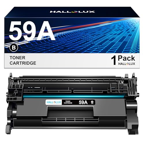 HALLOLUX No Chip 59A CF259A Toner kompatibel zu 59X CF259X für Laserjet Pro M404dn M404dw MFP M428fdw M428dw M428fdn M428 M428m M304a M4 (1 Schwarz, mit Werkzeug) von HALLOLUX
