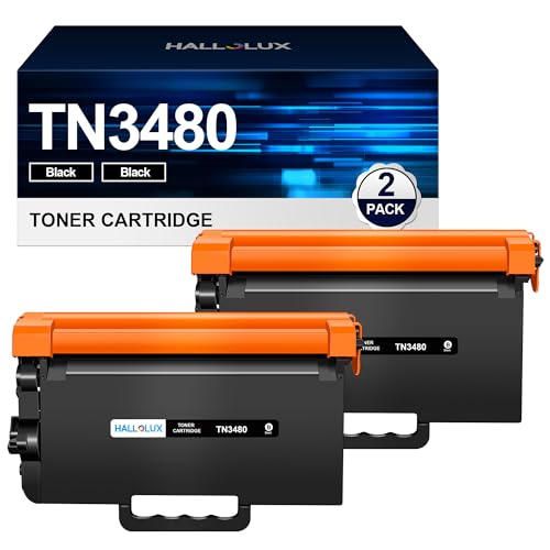 HALLOLUX TN3480 TN-3480 Toner Kompatible für Brother TN3480 TN 3480 TN-3430 TN3430 TN 3430 Toner für Brother HL-L5100DN MFC-L5750DW HL-L5000D HL-L5200DW HL-L6400DW MFC-L5700DN MFC-L5700DW (2-Pack) von HALLOLUX