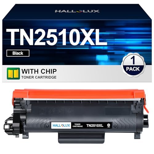 TN2510 TN2510XL Tonerkartusche Kompatibel für Brother TN-2510 Toner für TN-2510XL Brother HL-L2400DW HL-L2400DWE DCP-L2620DW DCP-L2627DW MFC-L2800DW MFC-L2827DW MFC-L2835DW (1 Schwarz, 1er-Pack) von HALLOLUX