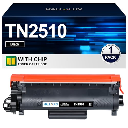 TN2510 Toner TN2510XL Kompatibel für Brother TN-2510 Toner TN-2510 XL für Brother MFC-L2835DW Toner MFC-L2827DW MFC-L2800DW DCP-L2660DW DCP-L2620DW DCP-L2627DW MFC-L2860DWE (Schwarz, 1er-Pack) von HALLOLUX