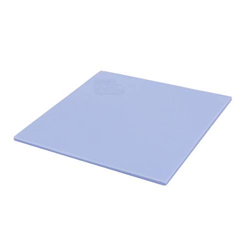 HALNZIYE Pad Termico 50 x 50 x 1 mm blau 4.0 W/m-K Silicon Thermal Pad 5 x 5 cm von HALNZIYE