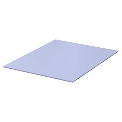 HALNZIYE Pad Termico 50 x 50 x 1 mm blau 4.0 W/m-K Silicon Thermal Pad 5 x 5 cm von HALNZIYE