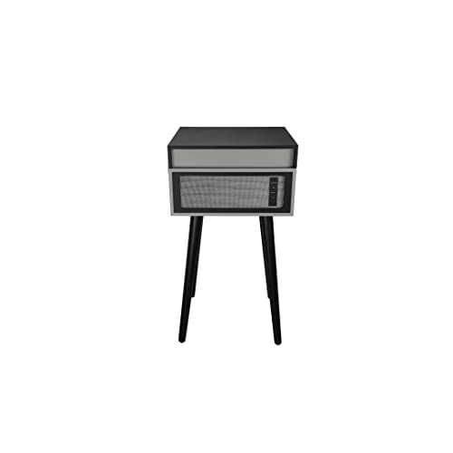 Halterrego Plattenspieler aus Vinyl mit 4 abnehmbaren Holzfüßen und integriertem HP, RMS 2 x 5 W, RCA Out, Aux in und Kopfhöreranschluss, BT in/Out, Lec und Enrg USB, Grau Halterrego Plattenspieler aus Vinyl mit 4 abnehmbaren Holzfüßen und integriertem HP, RMS 2 x 5 W, RCA Out, Aux in und Kopfhöreranschluss, BT in/Out, Lec und Enrg USB, Grau von HALTERREGO