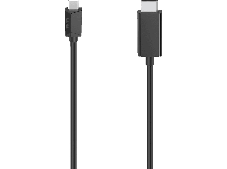 HAMA 1.5 m USB-C-Stecker auf DisplayPort-Stecker Kabel, Schwarz von HAMA