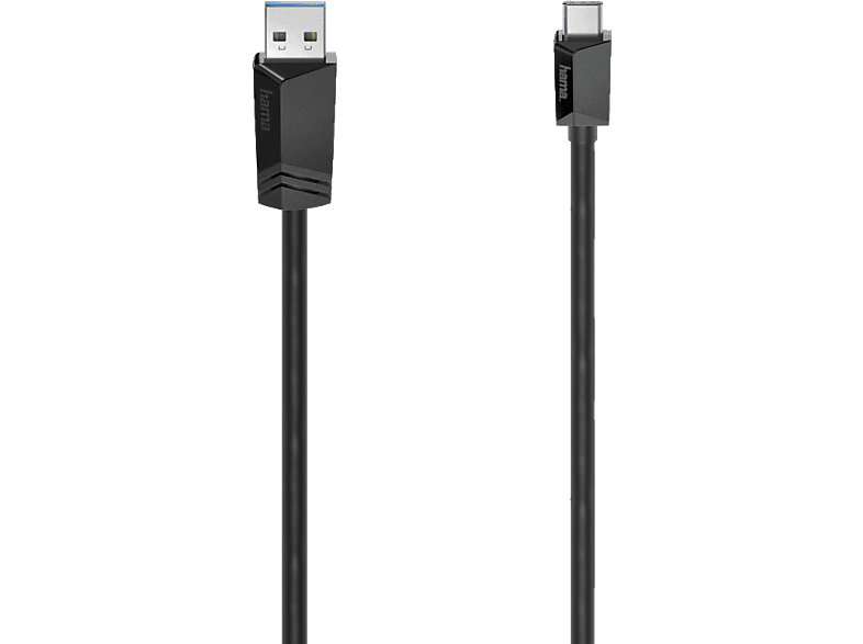 HAMA 1.5 m USB Typ-C Kabel, Schwarz HAMA 1.5 m USB Typ-C Kabel, Schwarz von HAMA