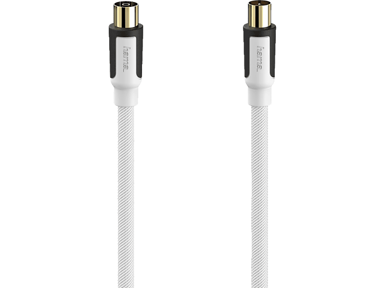 HAMA 100 dB, 3m Koax-Stecker auf Koax-Kupplung Antennen-Kabel HAMA 100 dB, 3m Koax-Stecker auf Koax-Kupplung Antennen-Kabel von HAMA