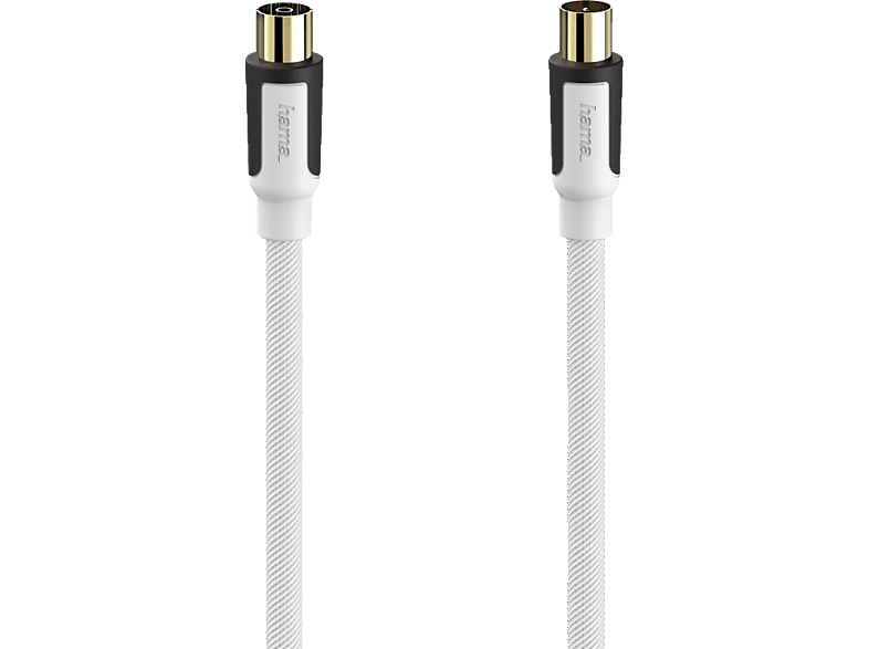 HAMA 100 dB, 3m Koax-Stecker auf Koax-Kupplung Antennen-Kabel von HAMA