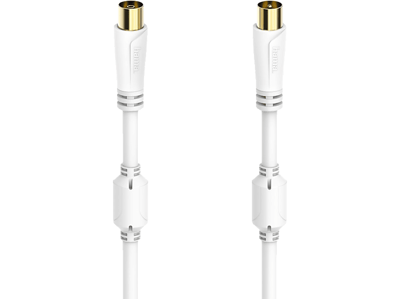 HAMA 100 dB, 7.5 m Koax-Stecker auf Koax-Kupplung Antennen-Kabel HAMA 100 dB, 7.5 m Koax-Stecker auf Koax-Kupplung Antennen-Kabel von HAMA