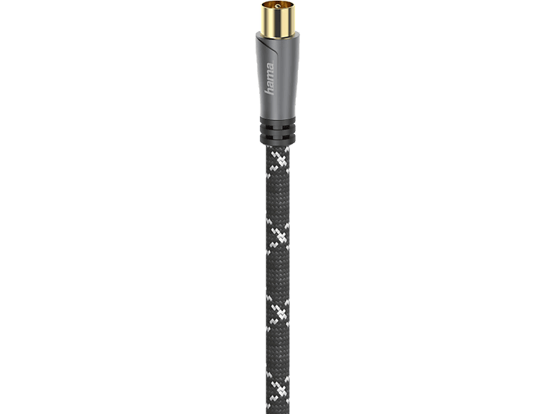 HAMA 120 dB, 10 m Koax-Stecker auf Koax-Kupplung Antennen-Kabel von HAMA