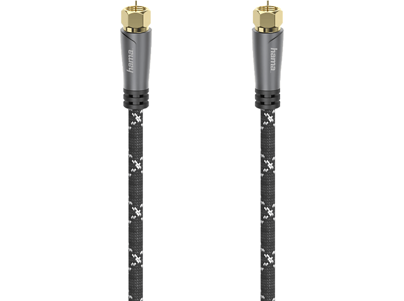 HAMA 120 dB, 5 m F-Stecker auf SAT-Anschlusskabel HAMA 120 dB, 5 m F-Stecker auf SAT-Anschlusskabel von HAMA