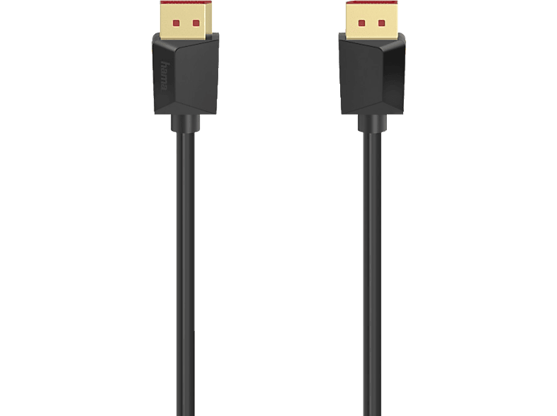 HAMA 2 m DisplayPort 1.4 Kabel, Schwarz von HAMA