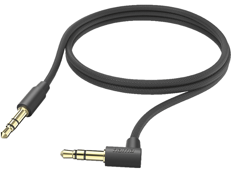 HAMA 3.5 mm Klinke, 1 m Aux-Kabel Schwarz von HAMA