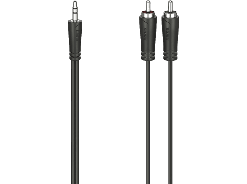 HAMA 3.5-mm-Klinken-Stecker auf 2x Cinch-Stecker, Kabel, 1,5 m von HAMA