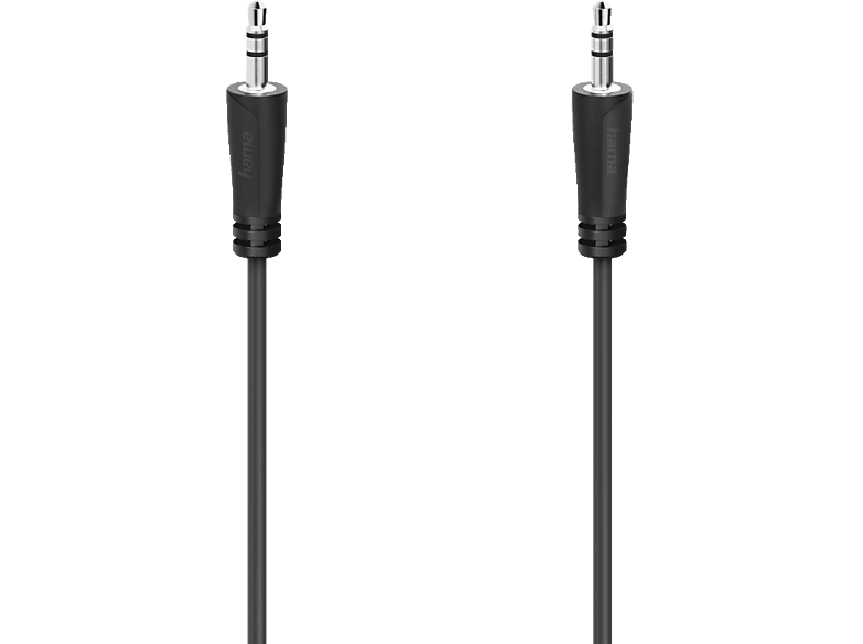 HAMA 3.5-mm-Klinken-Stecker auf 3.5-mm-Klinken-Stecker, Kabel, 0,5 m HAMA 3.5-mm-Klinken-Stecker auf 3.5-mm-Klinken-Stecker, Kabel, 0,5 m von HAMA