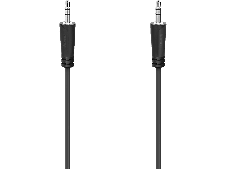 HAMA 3.5-mm-Klinken-Stecker auf 3.5-mm-Klinken-Stecker, Kabel, 1,5 m von HAMA