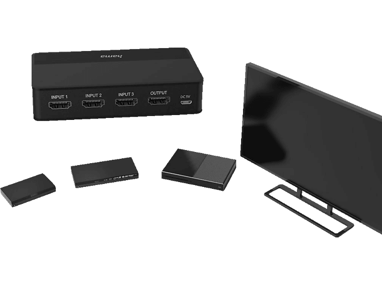 HAMA 4K, HDMI-Umschalter 3x1 von HAMA