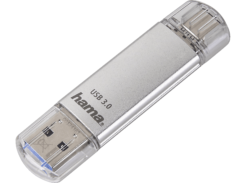 HAMA C-Laeta USB-Stick, 32 GB, 40 MB/s, Silber von HAMA
