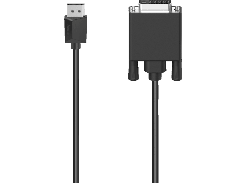 HAMA DisplayPort-Stecker auf DVI-Stecker, Kabel, 1,5 m von HAMA