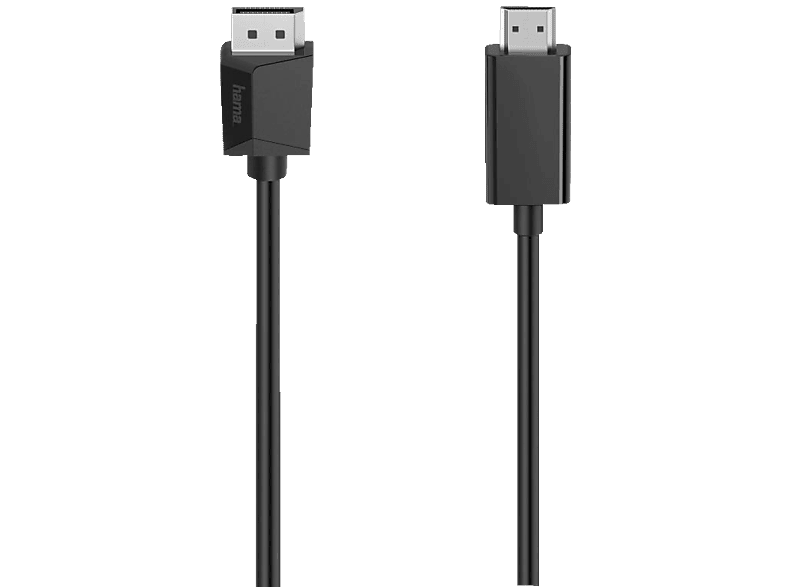 HAMA DisplayPort-Stecker auf HDMI-Stecker, Kabel, 1,5 m von HAMA