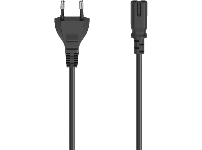 HAMA Euro-Stecker auf 2-pol.-Kupplung, Netzkabel, 2,5 m HAMA Euro-Stecker auf 2-pol.-Kupplung, Netzkabel, 2,5 m von HAMA