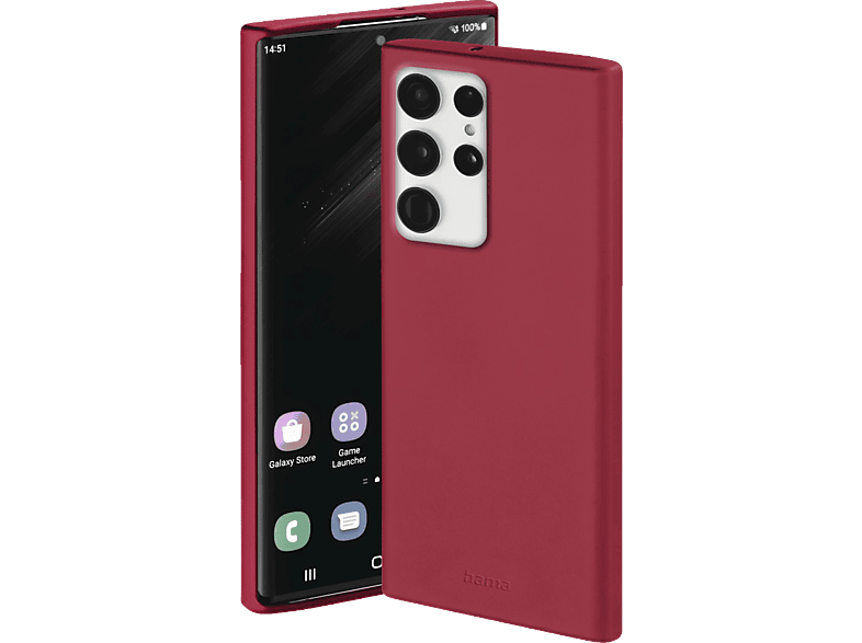 HAMA Finest Feel, Backcover, Samsung, Galaxy S23 Ultra, Rot HAMA Finest Feel, Backcover, Samsung, Galaxy S23 Ultra, Rot von HAMA