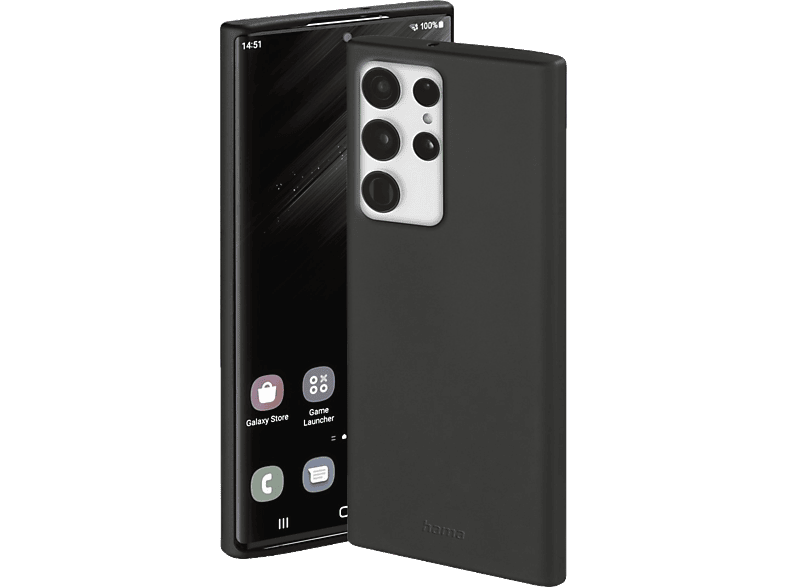 HAMA Finest Feel, Backcover, Samsung, Galaxy S23 Ultra, Schwarz HAMA Finest Feel, Backcover, Samsung, Galaxy S23 Ultra, Schwarz von HAMA