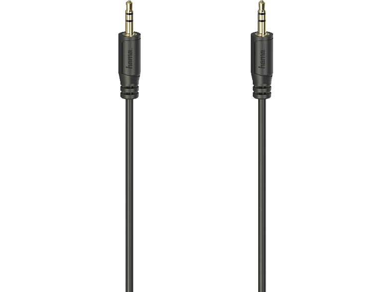 HAMA Flexi-Slim 3.5 mm Klinken, Audio-Kabel, 0,75 m von HAMA
