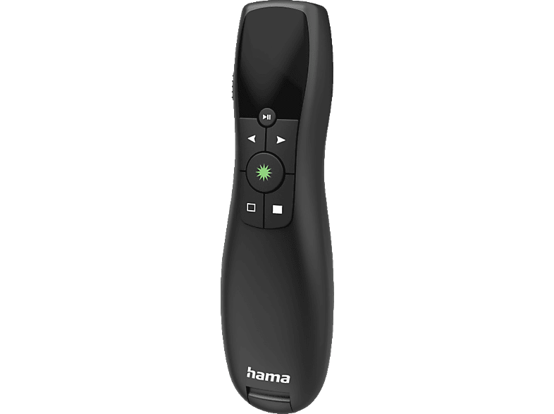 HAMA Greenlight-Pointer Wireless Laser Presenter, Schwarz von HAMA