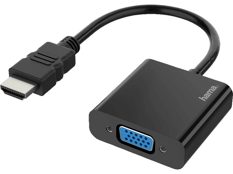 HAMA HDMI™-Stecker auf VGA-Buchse, Adapter, 0,15 m von HAMA