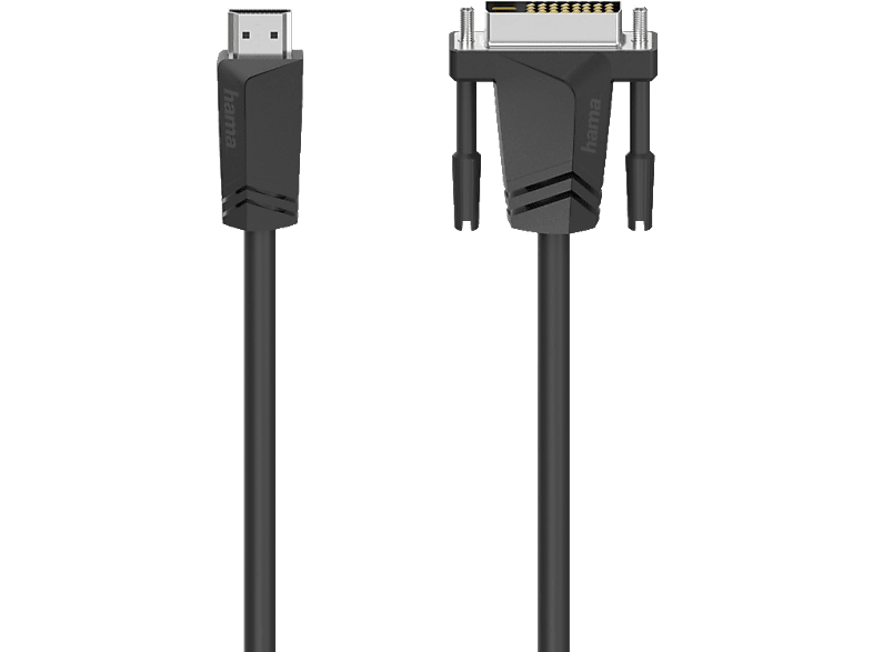 HAMA HDMI-Stecker auf DVI/D-Stecker, Verbindungskabel, 1,5 m HAMA HDMI-Stecker auf DVI/D-Stecker, Verbindungskabel, 1,5 m von HAMA