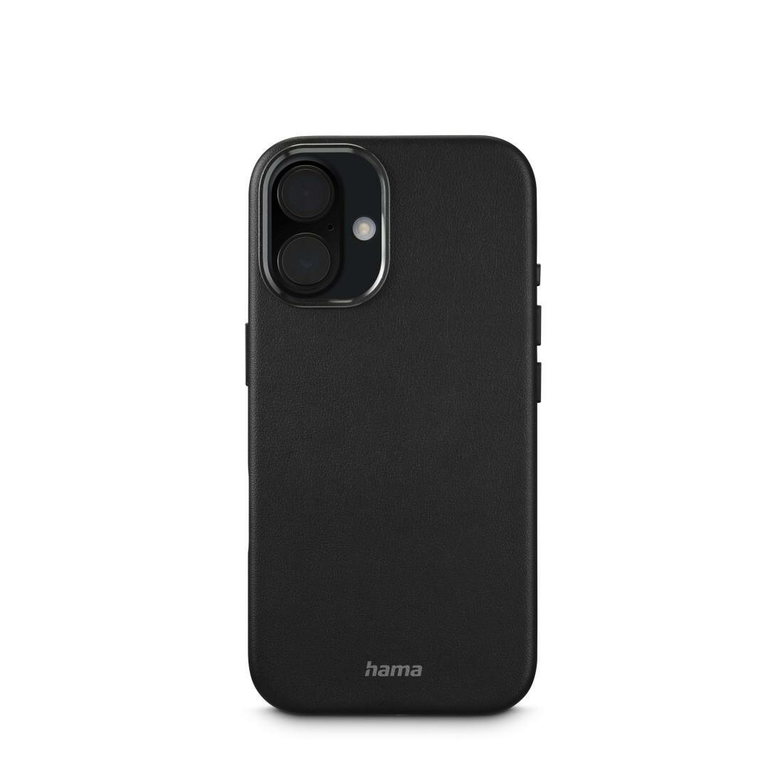 HAMA Handyhülle "Eco Premium" für Apple iPhone 16, Schwarz (00123760) von HAMA