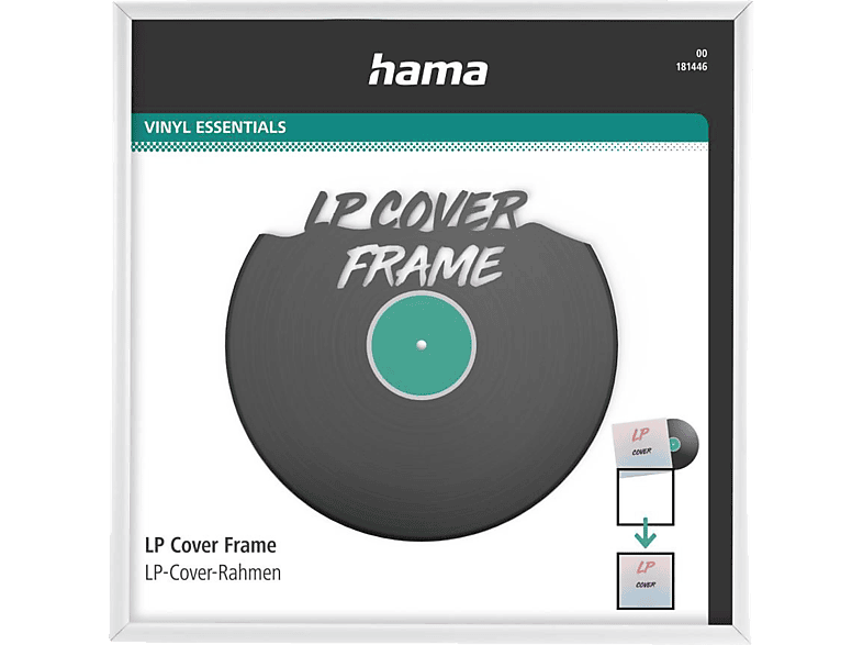 HAMA LP-Cover Rahmen Weiß von HAMA