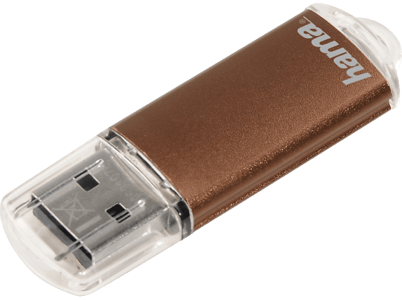 HAMA Laeta USB-Stick, 32 GB, 10 MB/s, Braun von HAMA