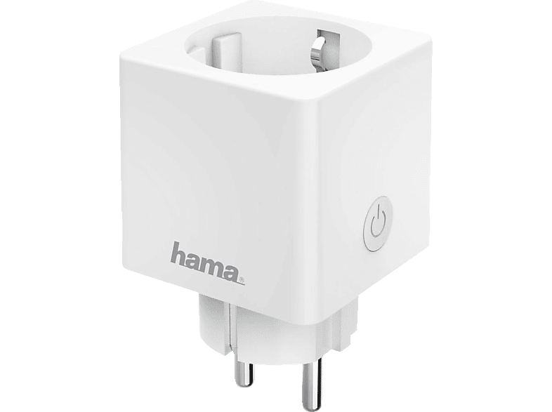 HAMA Mini WLAN-Steckdose mit Verbrauchsmessung und App oder Sprachsteuerung von HAMA