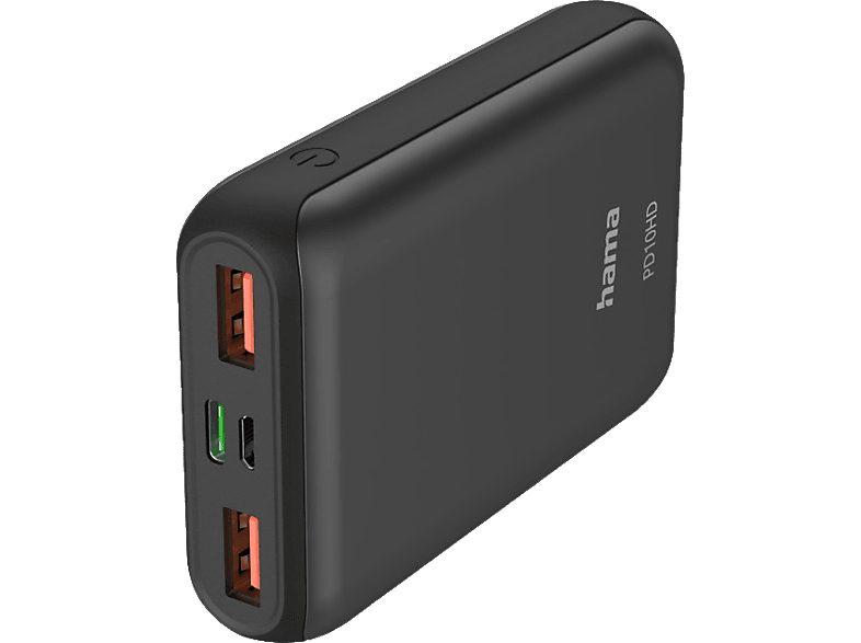 HAMA PD10-HD Powerbank 10000 mAh Anthrazit von HAMA