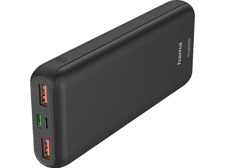 HAMA PD20-HD Powerbank 20000 mAh Anthrazit von HAMA