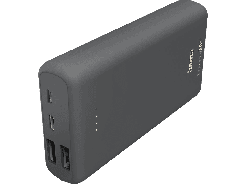 HAMA Power Pack Supreme 20HD Powerbank 20000 mAh Grau HAMA Power Pack Supreme 20HD Powerbank 20000 mAh Grau von HAMA