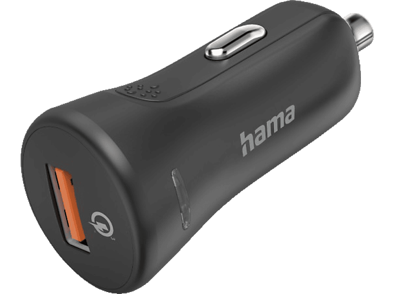 HAMA Qualcomm Quick Charge 3.0, USB-A KFZ-Ladegerät Universal 19.5 Watt, Schwarz von HAMA