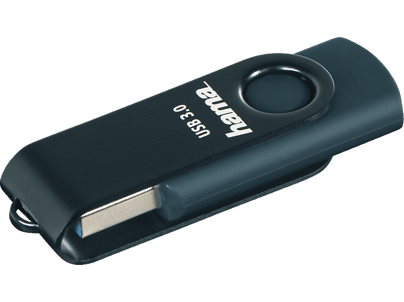 HAMA Rotate USB-Stick, 256 GB, 90 MB/s, Petrol Blau von HAMA
