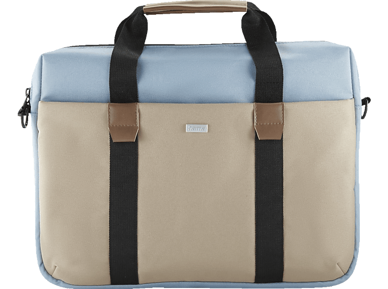 HAMA Silvan 40 - 41 cm (15.6"-16.2") Laptoptasche Umhängetasche für Universal Recyceltes Polyester, Beige von HAMA
