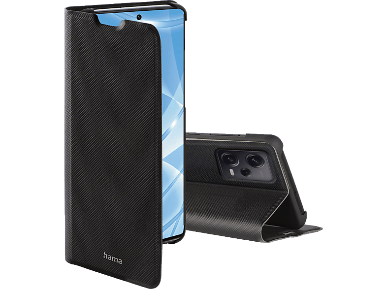 HAMA Slim Pro, Bookcover, Xiaomi, Redmi Note 12 Pro 5G, Schwarz von HAMA