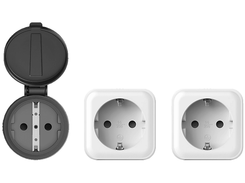 HAMA Smarte WLAN-Steckdose, Matter, 2x für innen + 1x außen IP 44 WLAN Steckdosen Set HAMA Smarte WLAN-Steckdose, Matter, 2x für innen + 1x außen IP 44 WLAN Steckdosen Set von HAMA